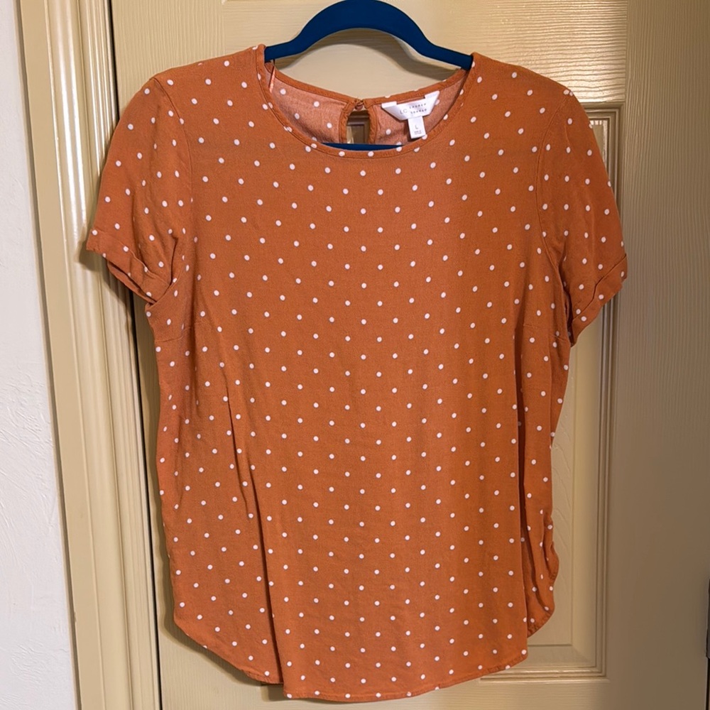 Lauren Conrad polka dot top